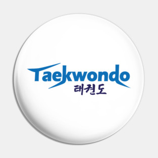 Taekwondo Logo Pin