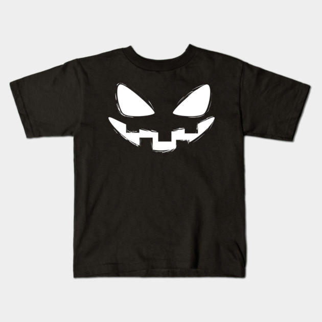 Jack O Lantern Pumpkin Kids T-Shirt by Litehouse Tees