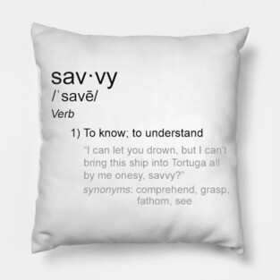Savvy? Pillow