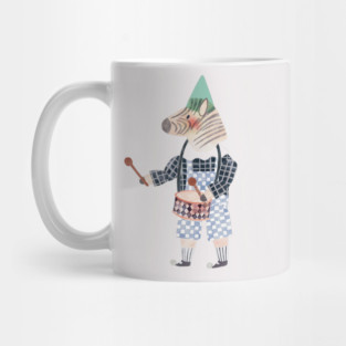 Zebra Clown Mug