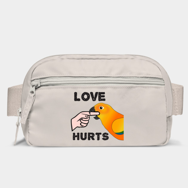 Love Hurts Sun Conure Parrot Biting by Einstein Parrot