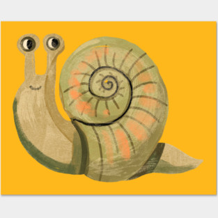 Slimy Snail Posters and Art