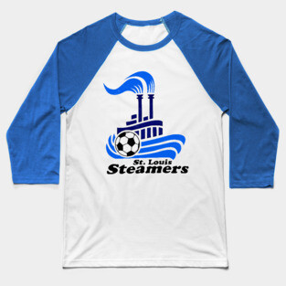 St Louis Steamers - 70s Soccer Team Baseball T-Shirt