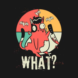 Frankenstein Cat Murderous Kitten Halloween T-Shirt