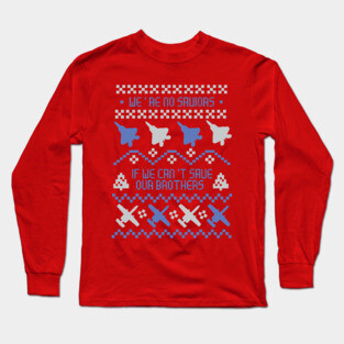 Air Force Christmas Sweater Long Sleeve T-Shirt