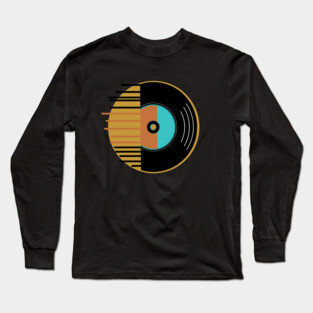 Retro Vinyl Long Sleeve T-Shirt