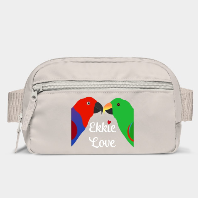 Eclectus Male Female Love Heart by Einstein Parrot