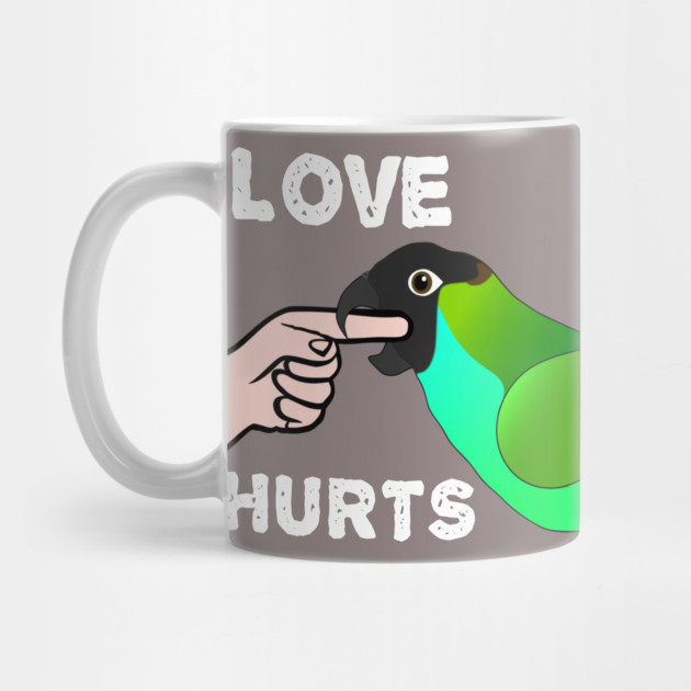 Love Hurts Nanday Conure Parrot Biting by Einstein Parrot