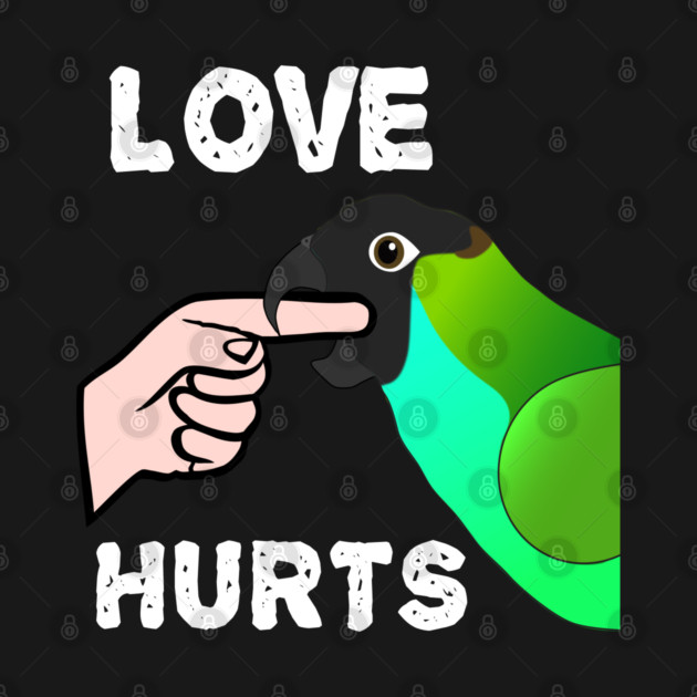 Love Hurts Nanday Conure Parrot Biting by Einstein Parrot