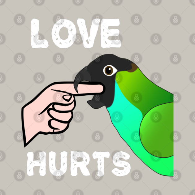 Love Hurts Nanday Conure Parrot Biting by Einstein Parrot