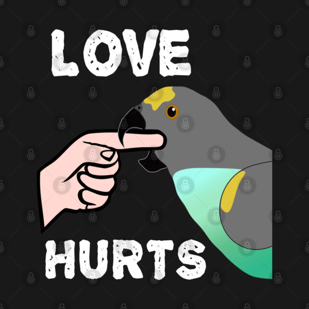 Love Hurts Meyers Parrot by Einstein Parrot