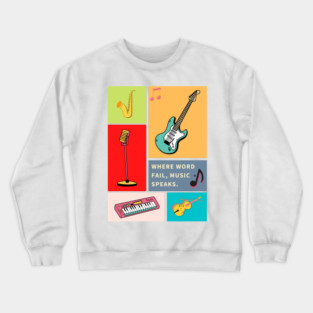 musical instrument Crewneck Sweatshirt