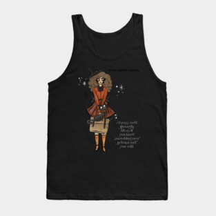 English Teacher Witch (transparent background) Tank Top