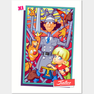 Saturday Morning Tarot XI Justice Posters and Art