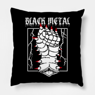 Black Metal Antifa Pillow