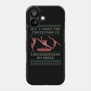 Cheeseburgers On Horse Phone Case
