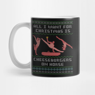 Cheeseburgers On Horse Mug