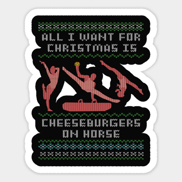 Cheeseburgers On Horse Magnet by GymCastic