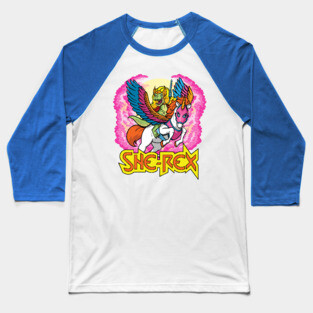 She-Rex: Prehistoric Princess of Power Baseball T-Shirt