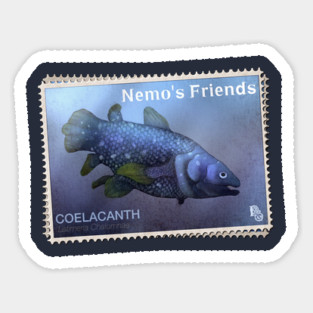 Trice Forgotten - Nemo's Friend the Coelacanth Sticker