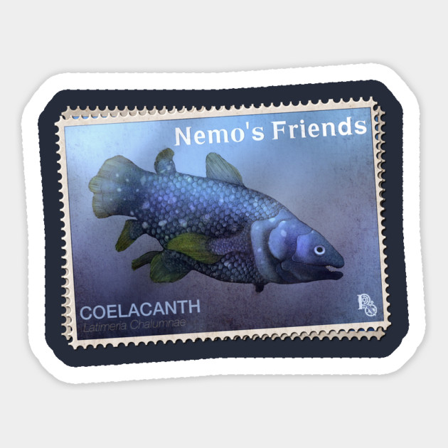 Trice Forgotten - Nemo's Friend the Coelacanth Magnet by Rusty Quill