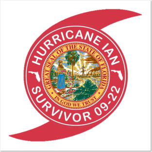 Hurricane Ian Survivor 2022 Posters and Art