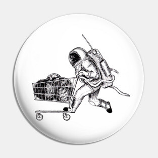astronaut Pin