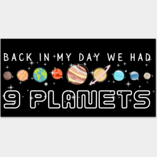 9 Planets Posters and Art