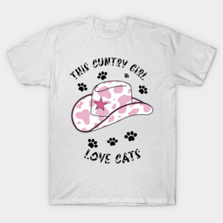 This Country Girl Loves Cats T-Shirt