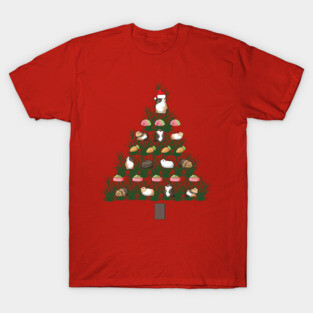 Guinea Pig Christmas Tree T-Shirt