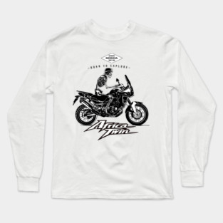 Africa Twin Motorbike Adventure Long Sleeve T-Shirt