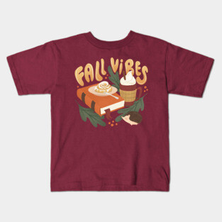 FALL VIBES Kids T-Shirt