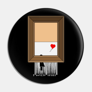 Banksy shredding Pin