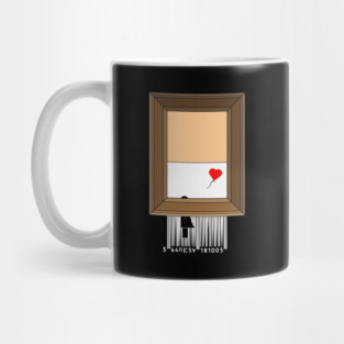 Banksy shredding Mug