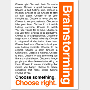 Brainstorming Posters and Art
