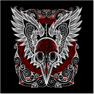 Badb Catha (Battle Crow) Posters and Art