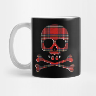 SKULL AND PLAID BONES Mug