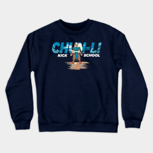 Chun-Li Kick School V3 Crewneck Sweatshirt