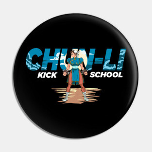 Chun-Li Kick School V3 Pin