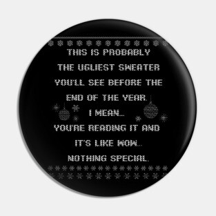 Ugliest Christmas Sweater Pin