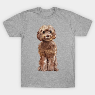 Watercolor Cockapoo Dog T-Shirt