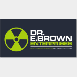 Back to the Future Dr. E. Brown Enterprises Posters and Art