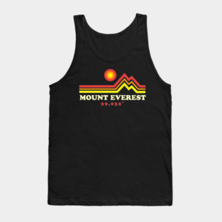 Mount Everest 29,032′ Himalayas Mount Everest Base Camp Tank Top