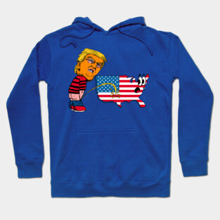 Trump Pissing Hoodie