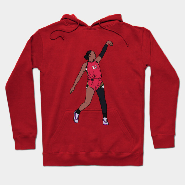 A'ja Wilson Holds The Release Aja Wilson Hoodie TeePublic