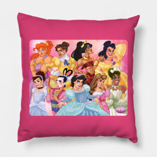 Princess Drag Queens Pillow