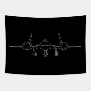 SR71 Blackbird Tapestry