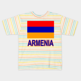 The Pride of Armenia - Armenian Flag Design Kids T-Shirt