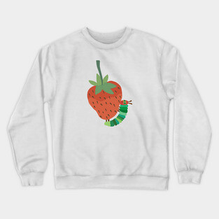 The very hungry caterpillar - Strawberry Crewneck Sweatshirt
