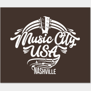 Music City USA Nashville Posters and Art